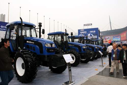 2007年全国农机产品订货交易会展场筹备结束