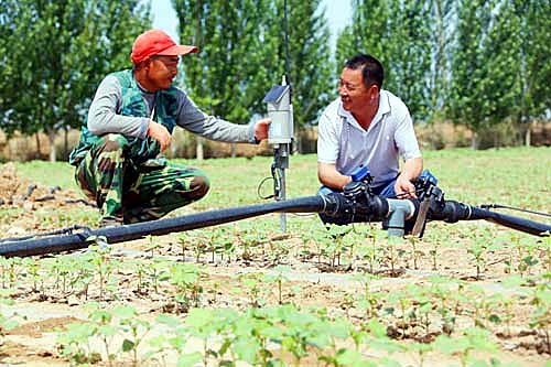 新疆兵团八十三团农业综合开发自动化滴灌项目竣工
