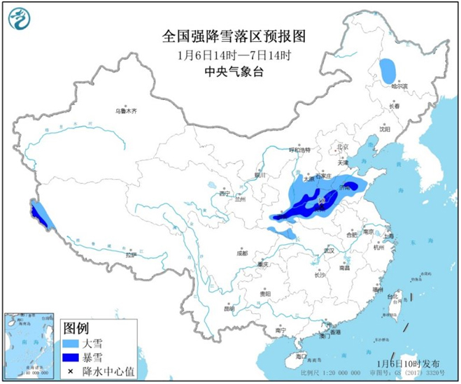 陕豫晋鲁等地仍有暴雪 设施农业应做好防范