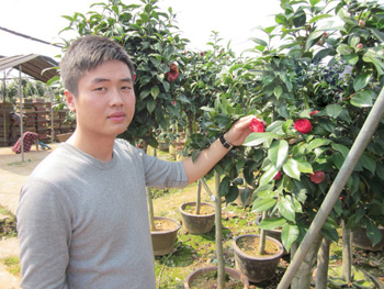 竹马茶花名更响 婺城小伙有理想